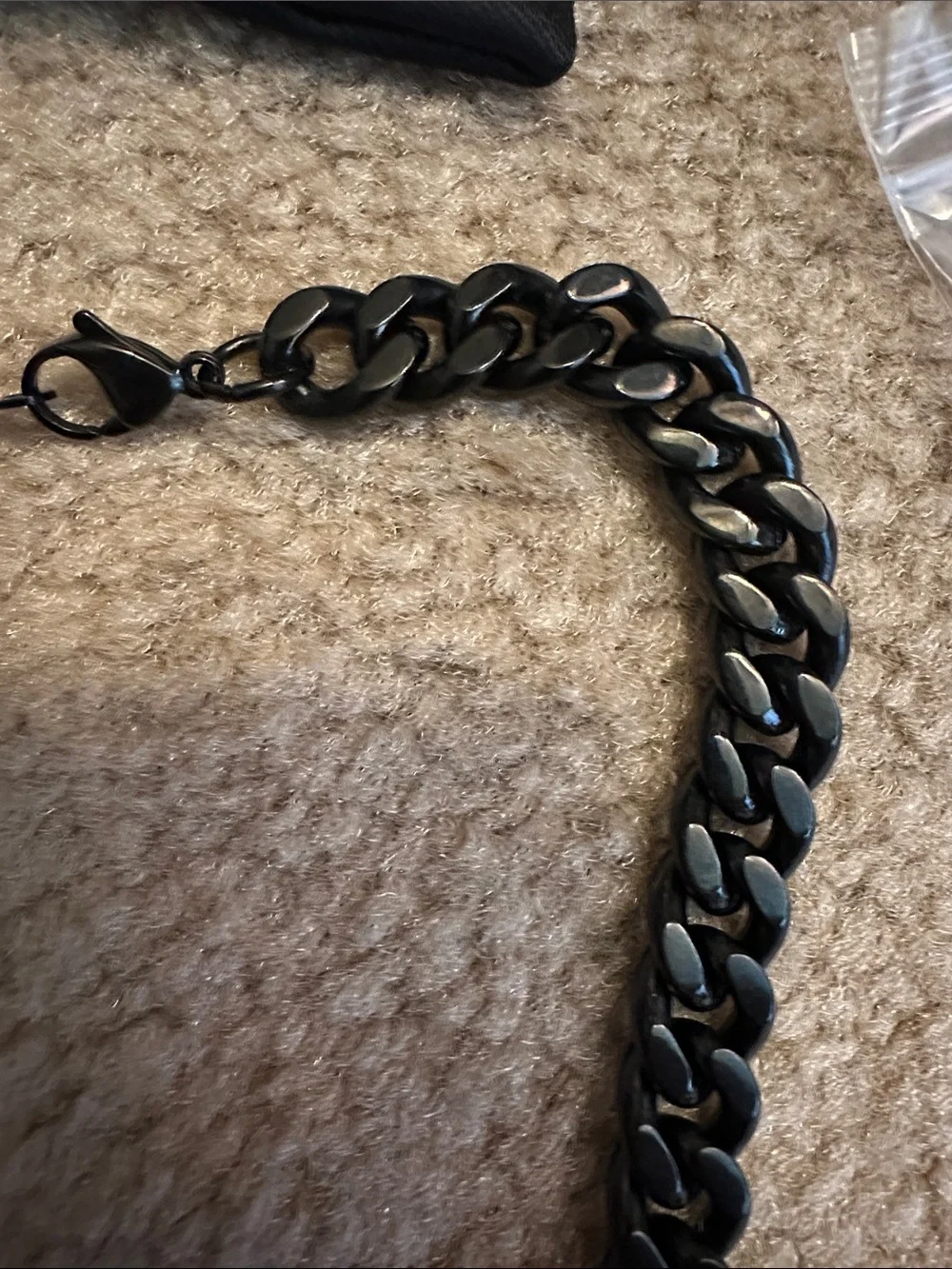 Black Cuban Link Men's Necklace